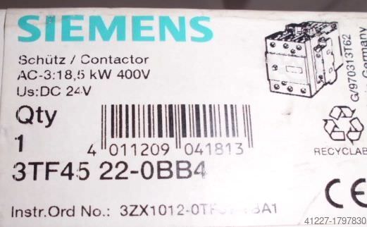 Schütz Siemens 3TF45 22-0BB4