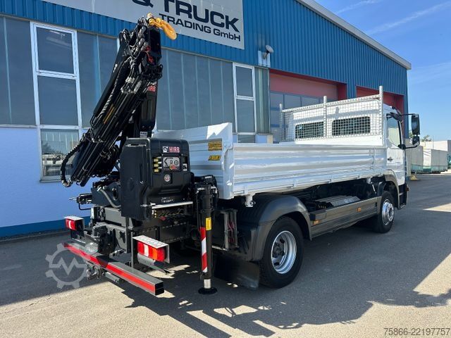 Truck mounted crane MERCEDES-BENZ 1224 K Atego 2 Seiten Kipper Hiab 078 X Duo