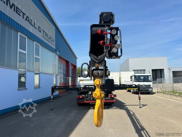 Truck mounted crane MERCEDES-BENZ 1224 K Atego 2 Seiten Kipper Hiab 078 X Duo