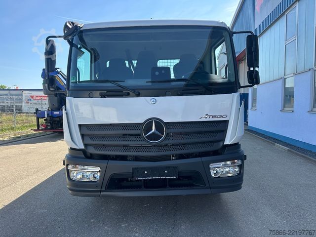 Tipper truck MERCEDES-BENZ 1224 K Atego 2 Seiten Kipper Hiab 078 X Duo