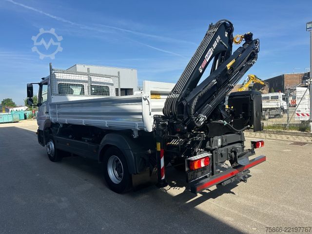 Tipper truck MERCEDES-BENZ 1224 K Atego 2 Seiten Kipper Hiab 078 X Duo