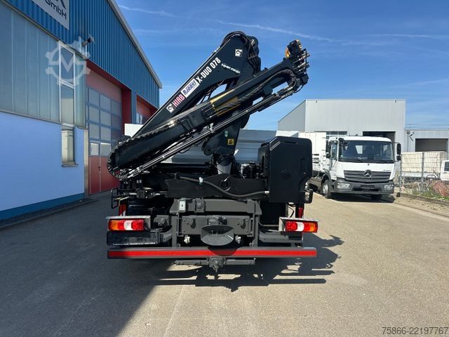 Tipper truck MERCEDES-BENZ 1224 K Atego 2 Seiten Kipper Hiab 078 X Duo
