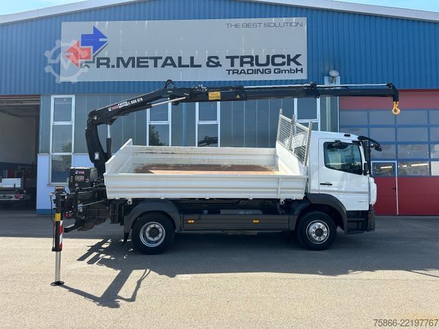 Tipper truck MERCEDES-BENZ 1224 K Atego 2 Seiten Kipper Hiab 078 X Duo