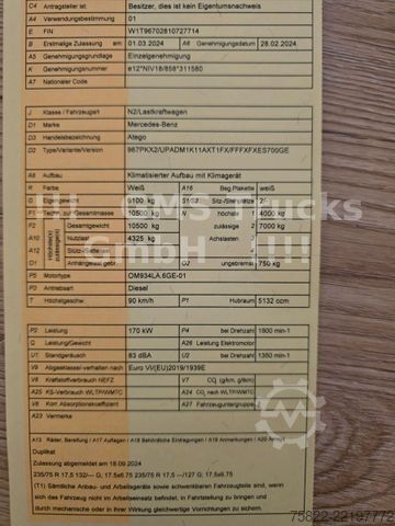 Refrigerated truck MERCEDES-BENZ Atego 1023 / FRIGO COOL / Thermo King Carrier