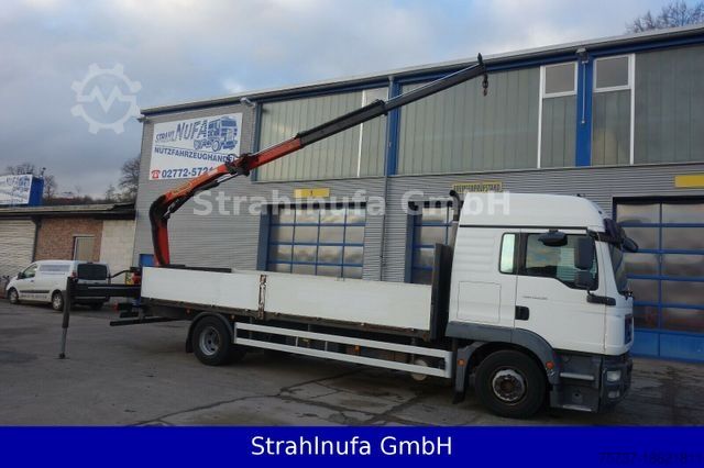 LKW mit Pritsche (offen) MAN 15.290 TGM Pritsche + Palfinger Hecklade Kran