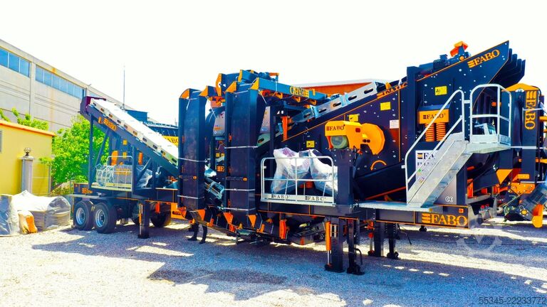 Crushing equipment/mobile crushing plant FABO Crushing equipment Mobile Jaw Crusher Fullstar-110