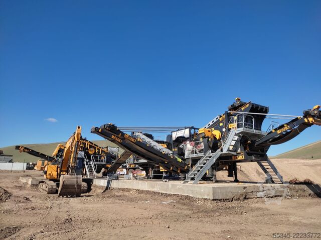 Crushing equipment/mobile crushing plant FABO Crushing equipment Mobile Jaw Crusher Fullstar-110