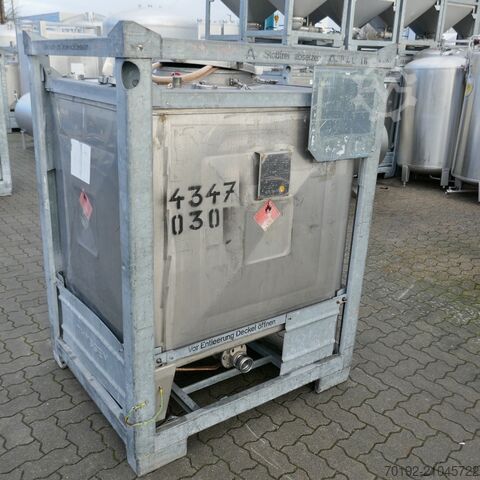 1000 Liter IBC Container aus V2A Thyssen Umformtechnik (UCON) 9457