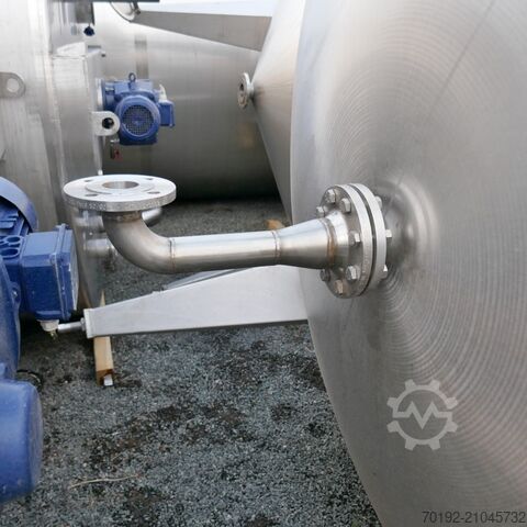 10,000 liter V4A tank for increased specific weights (1.4 kg/L) A&B Apparate- & Behältertechnik Heldrungen GmbH 9451