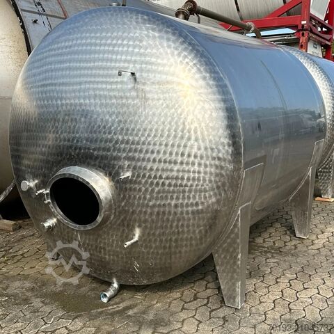 8870 Liter liegender Winzerei Lagertank aus V2A  9440