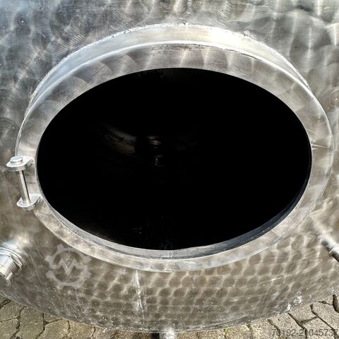 8870 Liter liegender Winzerei Lagertank aus V2A  9440