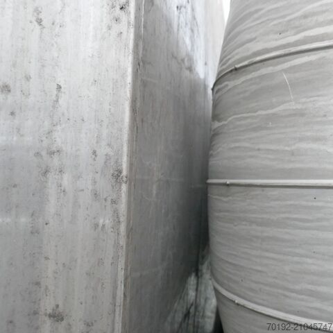 6,350 liter heatable/coolable cubic storage tank made of V2A stainless steel Becker Tanks 9432