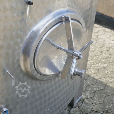 6050 kühlbarer kubischer Lagertank aus V2A mit 2 inneren Kühlplatten  9426