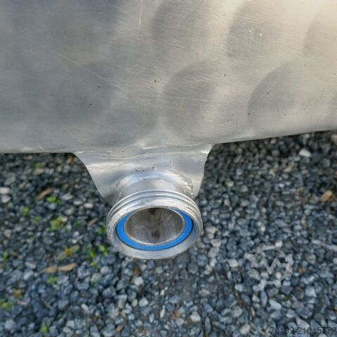 12220 Liter heiz-/kühlbarer kubischer Lagertank aus V2A mit 2 inneren Kühlplatten  9416