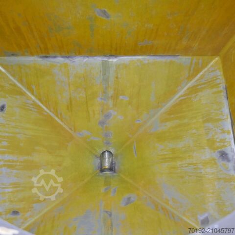 1000 liter conical container made of V2A  9405