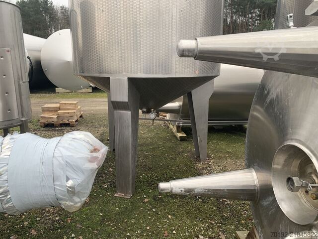6000 Liter Rührwerksbehälter aus V2A mit Propellerrührwerk  S16418