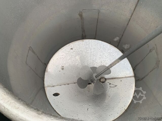 600 Liter Rührwerksbehälter Behälter aus V2A mit Propellerrührwerk  S16422