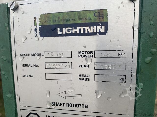 600 Liter Rührwerksbehälter Behälter aus V2A mit Propellerrührwerk  S16422