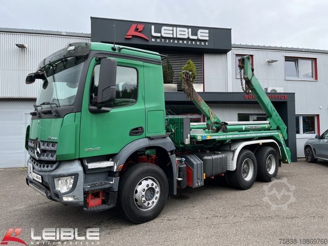 Skip truck MERCEDES-BENZ Arocs 2640 6x4*Classis Space*Meiller Teleskop*