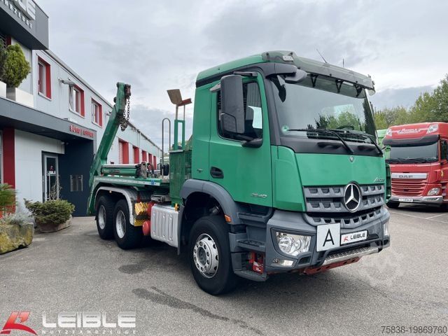 Skip truck MERCEDES-BENZ Arocs 2640 6x4*Classis Space*Meiller Teleskop*