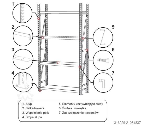 Lagerregal Mega-M FORTIS LIGHT. FORTIS LIGHT 