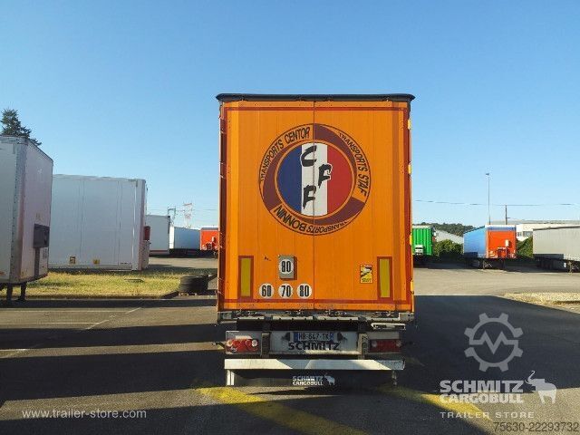 Open semitrailer with tarp Schmitz Cargobull Semitrailer Curtainsider Standard