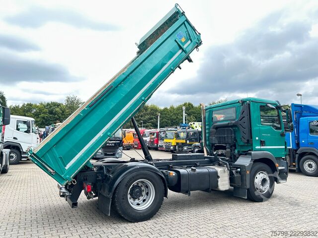 Three-sided tipper truck MAN 18.340 TGM MEILLER 3Skipper