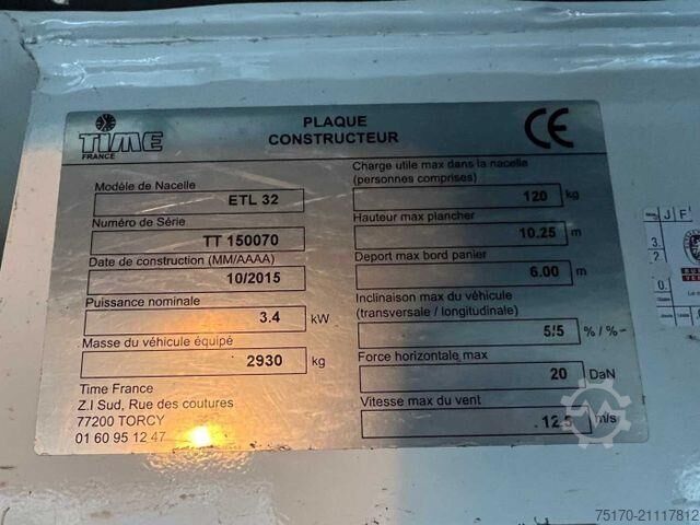 Lkw-Arbeitsbühne Opel Movano 2.3 CDTI / VERSALIFT ETL-32, 12m