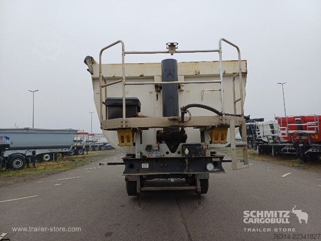Tipper semitrailer Langendorf Kipper Stahlrundmulde 24m³