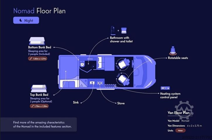 Kastenwagen Wohnmobil / Campervan Fiat Ducato Weinsberg Carabus 600 K 2020|EURO 6 | Venditore professionale