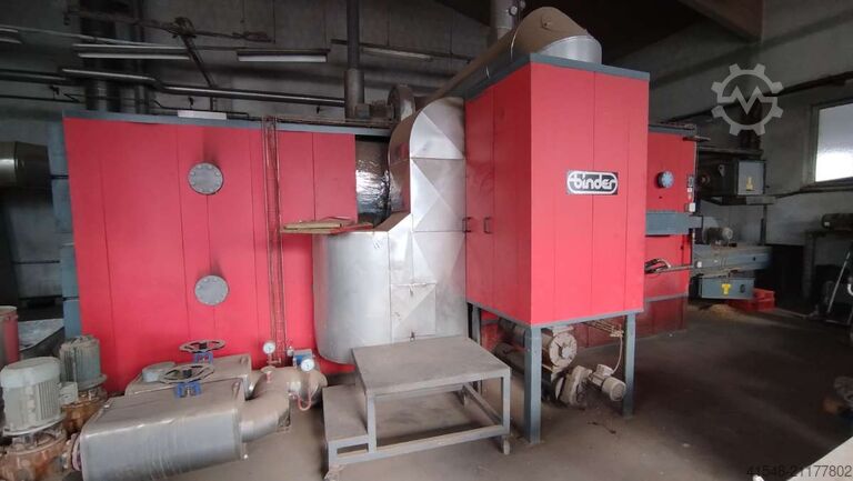 Hackschnitzelheizung für Wasser u. Dampf Binder RRK 640 - 850