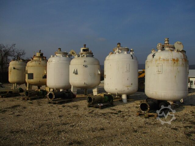 Lagertank Behälter mit Rührwerk Tank  heiz-/kühlbarer Doppelmantel 6 m3