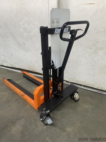 High-lift stacker - pedestrian stacker, tiller stacker, hydraulic lift stacker KENTRUCK Ergo-H