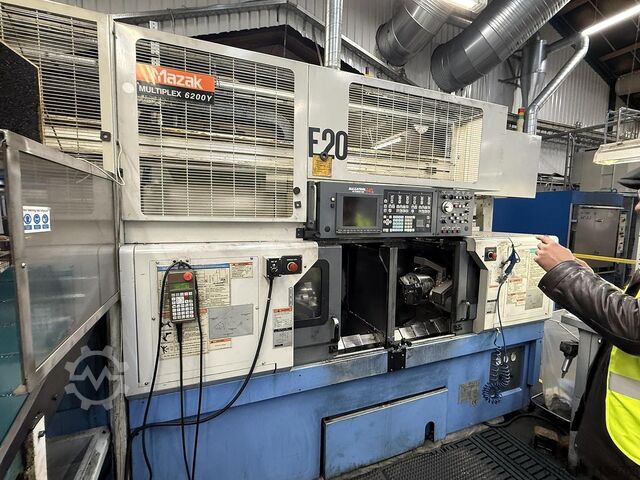 Gebrauchte CNC-Drehmaschine Fabrikat MAZAK, Modell MULTIPLEX 6200 Y MAZAK MULTIPLEX 6200 Y