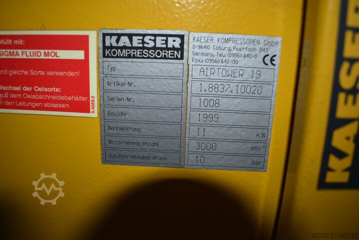 Druckluftkältetrockner Kaeser Airtower 19