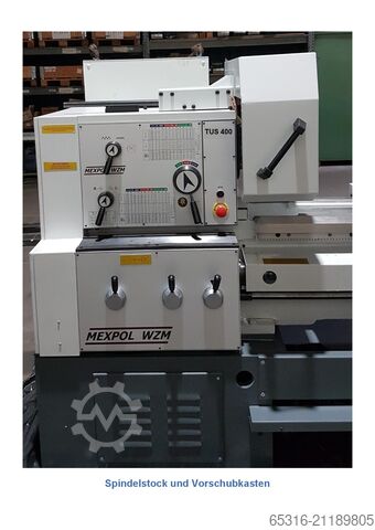 Leit-/Zugspindeldrehmaschine ZMM MEXPOL TUS 400