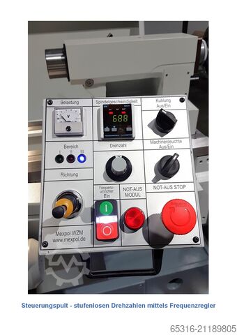 Leit-/Zugspindeldrehmaschine ZMM MEXPOL TUS 400
