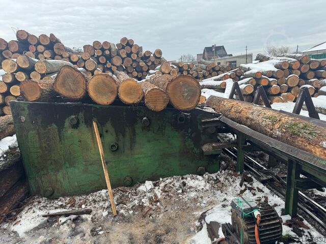 Sägelinie für Holz mit Rahmenbandsägen FOD 2x DTRA 63