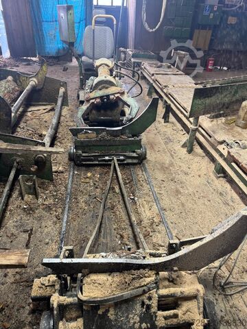 Sägelinie für Holz mit Rahmenbandsägen FOD 2x DTRA 63