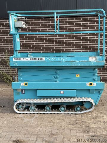 Tracked aerial lift Airman 8m Aichi, scissor lift AIRMAN Encl081