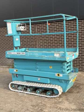 Tracked aerial lift Airman 8m Aichi, scissor lift AIRMAN Encl081