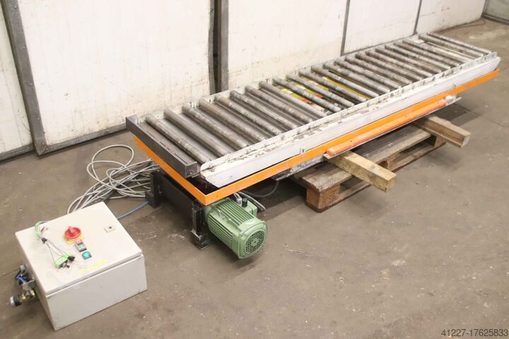 Scherenhubtisch mit Rollenbahn unbekannt Traglast 1000 kg 2420 x 710 mm