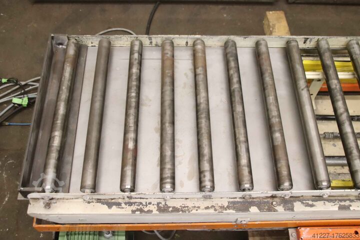 Scherenhubtisch mit Rollenbahn unbekannt Traglast 1000 kg 2420 x 710 mm