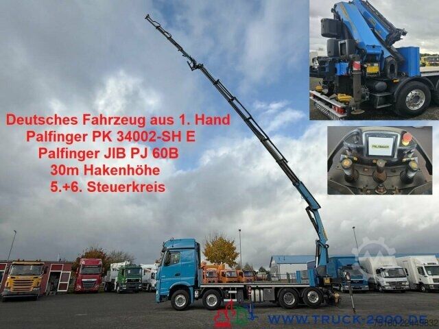 Truck mounted crane Mercedes-Benz Actros 3251 Palfinger PK 34002 SH + Jib 30m + FB