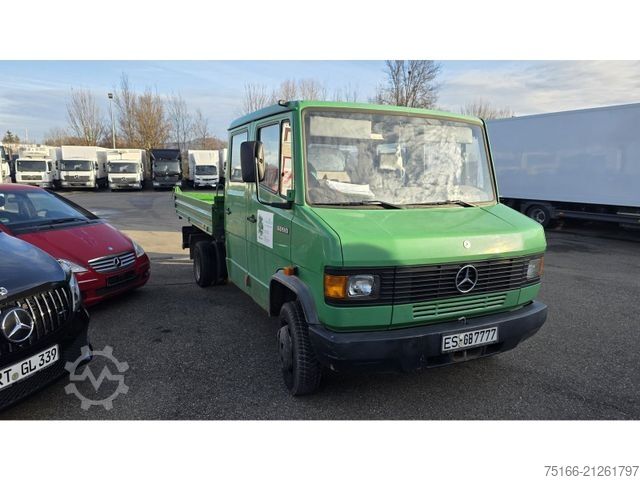 Tipper van MERCEDES-BENZ 609 D K Doppelkabiner 6-Sitze Kipper MEILLER3-S.