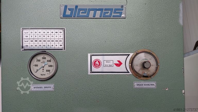 Hydraulische Einständerpresse WENIG-BLEMAS HP 100