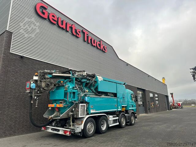 Saugfahrzeug Scania G480 LB 8X2 6MNA ZUI/SPOEL COMBI MET WATERRECYC...