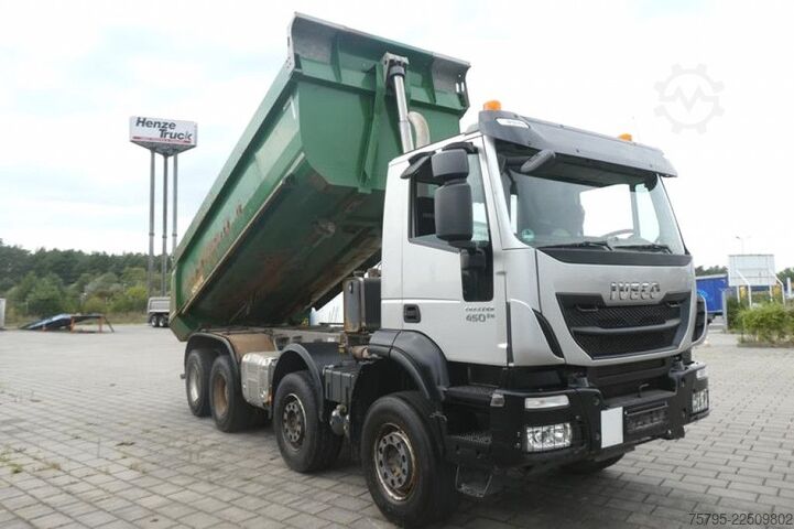 Tipper truck IVECO TRACKER AD340T45 4 Achs Muldenkipper Schalter, t