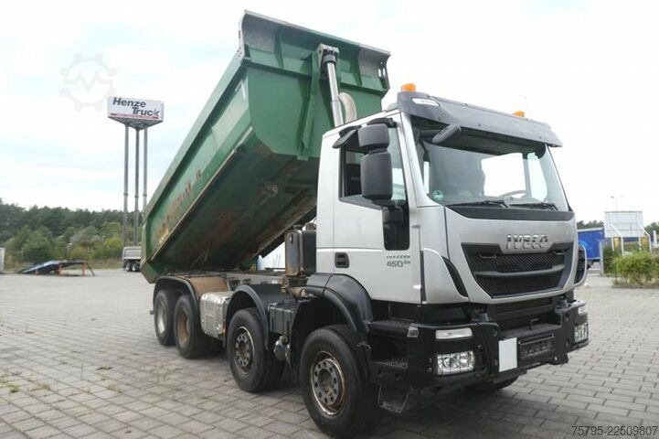 Tipper truck IVECO TRACKER AD340T45 4 Achs Muldenkipper Schalter, t