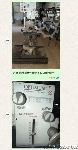 Pillar drill Optimum Optidrill DH 40